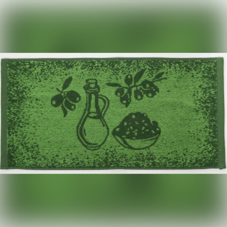 Полотенце махровое, кухонное (оливки)