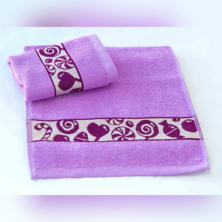 Полотенце махровое, кухонное (карамель)